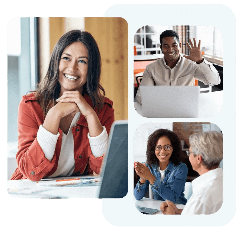 People taking their language courses online